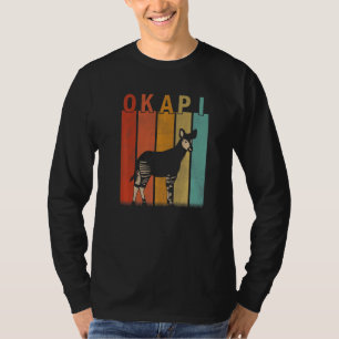 T-shirt Hommes Okapi déprimés Femmes Kid Cute Okapi Retro