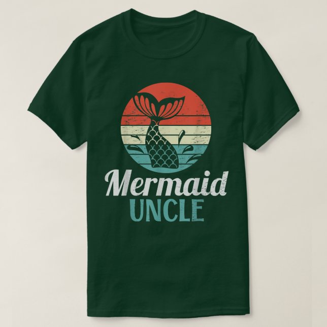 T-shirt Hommes oncle de sirène pour une mariée de sirène (Design devant)