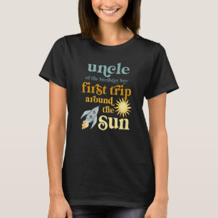 T-shirt Hommes Oncle Espace Extérieur 1er Anniversaire Pre