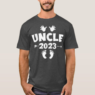 T-shirt Hommes Oncle Est 2023 Promu Être Grossesse Oncle