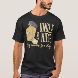 T-shirt Hommes Oncle & Nièce Meilleurs Amis De La Vie Prem