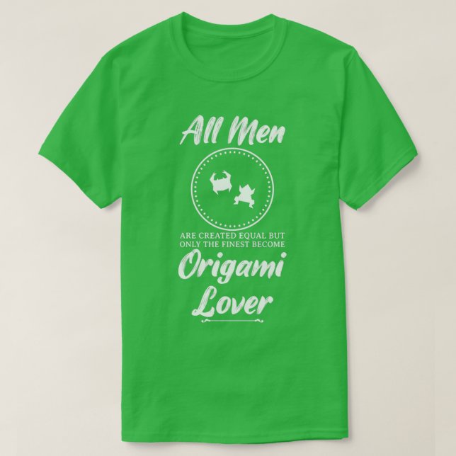 T-shirt Hommes Origami Lover Drôle Design Pour Cadeau 3 (Design devant)