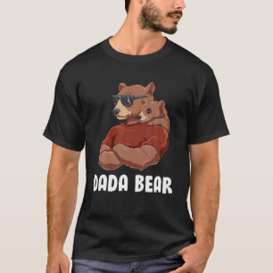 T-shirt Hommes Ours Dada - Papa Fille Fils Ours Papa
