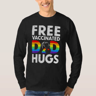 T-shirt Hommes Ours Gratuit Papa Entièrement Vacciné Serme