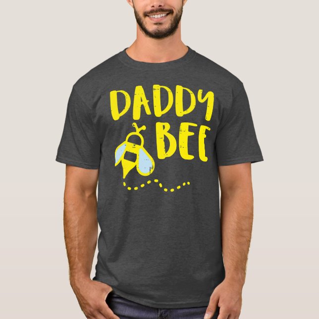 T-shirt Hommes Papa Bee Famille Correspondance Abeige Papa (Devant)
