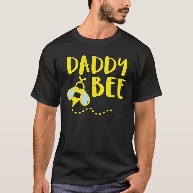 T-shirt Hommes Papa Bee Famille Correspondance apiculture  (Devant)