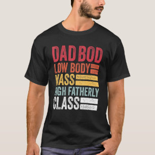 T-shirt Hommes Papa Bod Faible masse corporelle Haute Patr