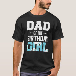 T-shirt Hommes Papa De L'Anniversaire Fille Volleyball Pap