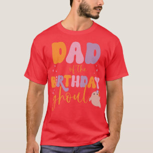T-shirt Hommes papa de l'anniversaire Ghoul Cute Ghost Hal