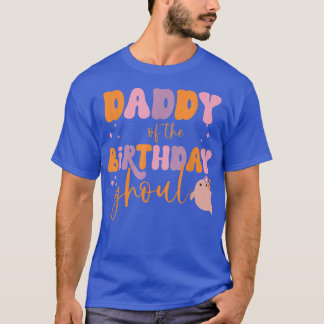 T-shirt Hommes papa de l'anniversaire Ghoul Ghost Hallowee