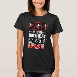 T-shirt Hommes Papa du garçon d'anniversaire BMX Vélo Matc