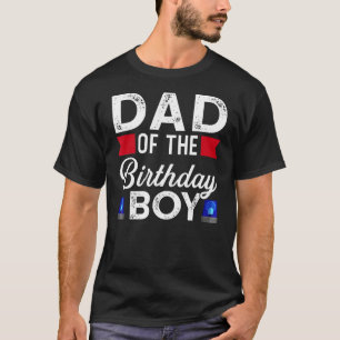 T-shirt Hommes Papa Du Garçon D'Anniversaire Garçon D'Anni