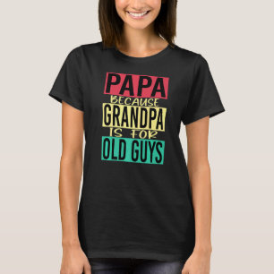 T-shirt Hommes Papa Idée Pour Fier Pads Pères Pères Pappy