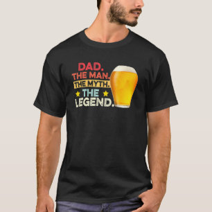 T-shirt Hommes Papa L'Homme Le Mythe La Légende Père