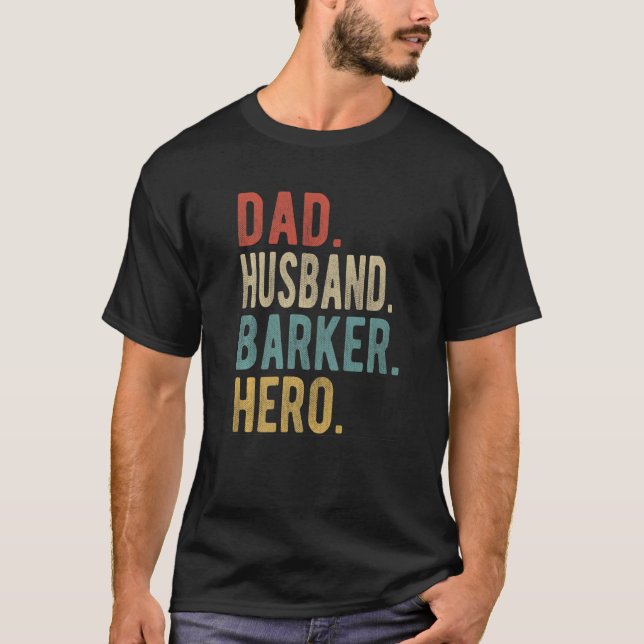 T-shirt Hommes Papa Mari Barker Hero (Devant)