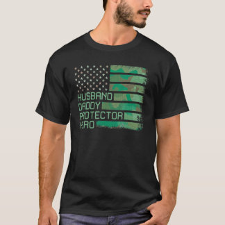 T-shirt Hommes papa mari protecteur meilleur papa meilleur