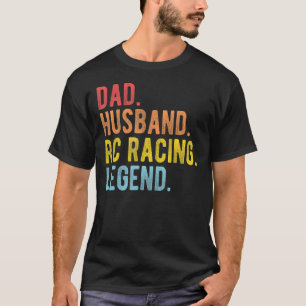 T-shirt Hommes Papa Mari RC Racing Légende Radio Contrôlée