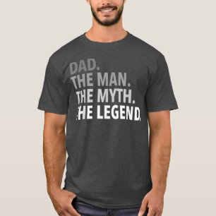 T-shirt Hommes PapaL'Homme Le Mythe La Légende TDad Père