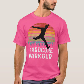 T-shirt Hommes Parkour Rétro Hardcore