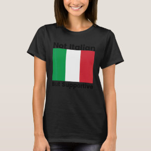 T-shirt Hommes Pas Italien Mais Soutien Italien