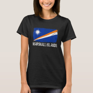 T-shirt Hommes patriotiques rétro Femmes Îles Marshall Dra