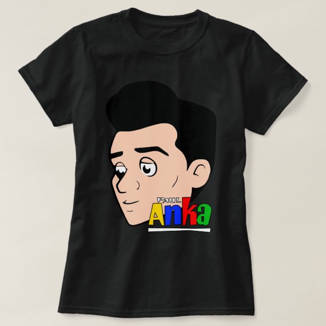 T-shirt Hommes Paul Anka Hommage Vêtements pour adultes Un (Design devant)