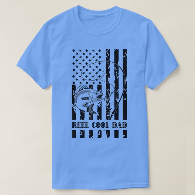 T-shirt Hommes Pêche Gear Pour Papa Anniversaire, Reel Coo (Design devant)