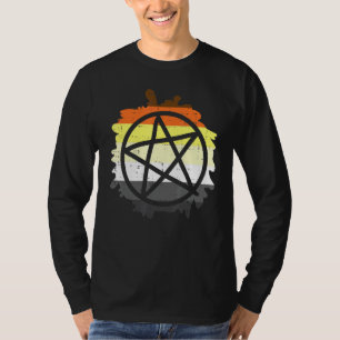 T-shirt Hommes Pentagram Satanic Goth Lgbtq Gay Bear Drape