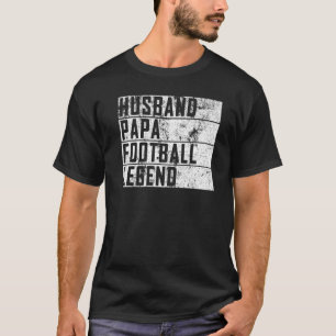 T-shirt Hommes Père Day Mari Papa Football Legend Football