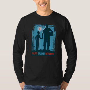T-shirt Hommes Père & Fils Aller Ball Jeux Papa Homme Myth