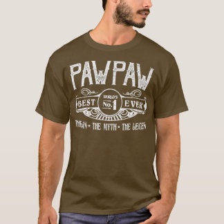 T-shirt Hommes Personnalisé Pawpaw Meilleur Non