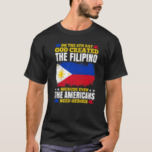 T-shirt Hommes Philippins Fier Résidents Philippins Pinoy 