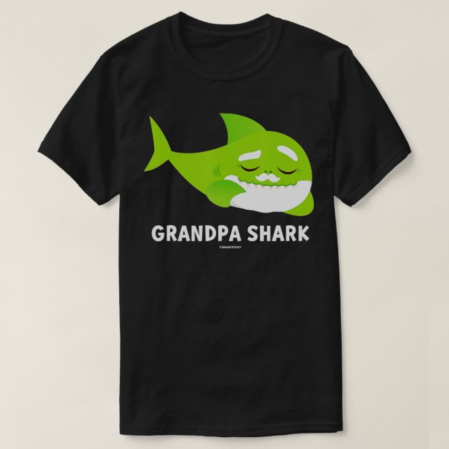 T-shirt Hommes Pinkfong Grand-pa Requin officiel  (Design devant)