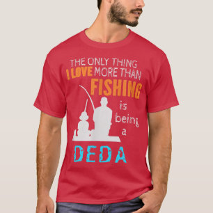 T-shirt Hommes Plus Que L'Amour Pêche Deda Russia Cz Russe