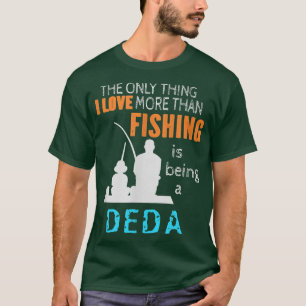 T-shirt Hommes Plus Que L'Amour Pêche Deda Russia Cz Russe