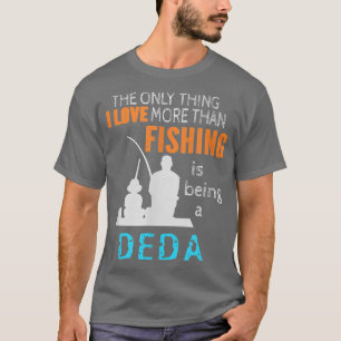 T-shirt Hommes Plus Que L'Amour Pêche Deda Russia Cz Russe