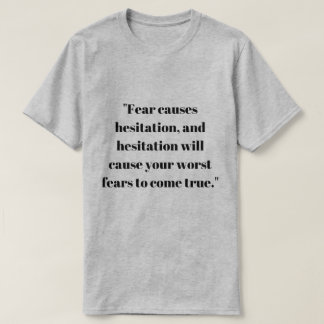 T-shirt Hommes Point Break La peur Causes Hésitation T-shi