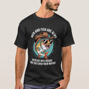 T-shirt Hommes & Poissons sont Semblables Les Deux Rentren