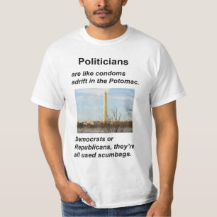 T-shirt Hommes politiques noirs