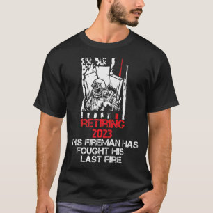 T-shirt Hommes pompiers à la retraite 2023 Pompiers à la r