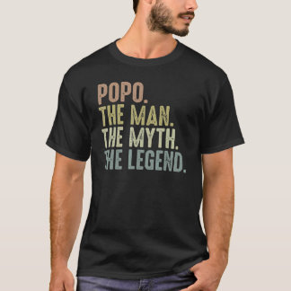 T-shirt Hommes Popo Homme Mythe Légende Pour Hommes Fête d