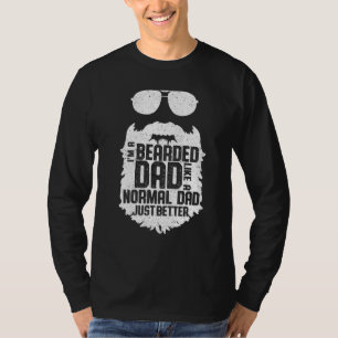 T-shirt Hommes Porté Papa Beard Humour Fête des pères 2