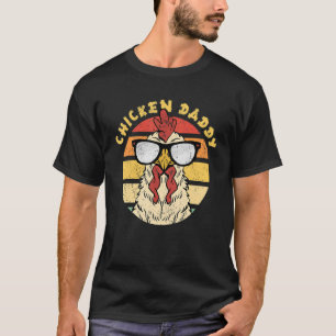 T-shirt Hommes Poulet Daddy Poulets