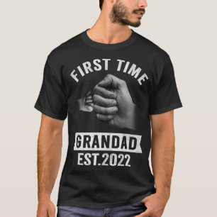 T-shirt Hommes première fois Grand-père Est 2022 s, Grosse