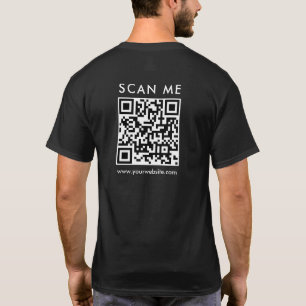 T-shirt Hommes professionnels QR Code Balayer-moi Retour I
