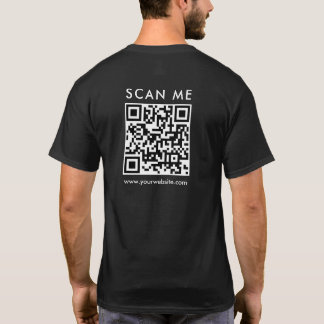 T-shirt Hommes professionnels QR Code Balayer-moi Retour I