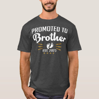 T-shirt Hommes promus à Brother 2023 Grossesse drôle Tee