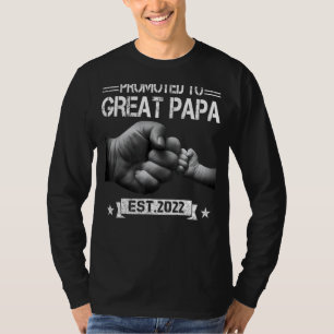 T-shirt Hommes Promus À Great Papa 2022 Pour La Première F