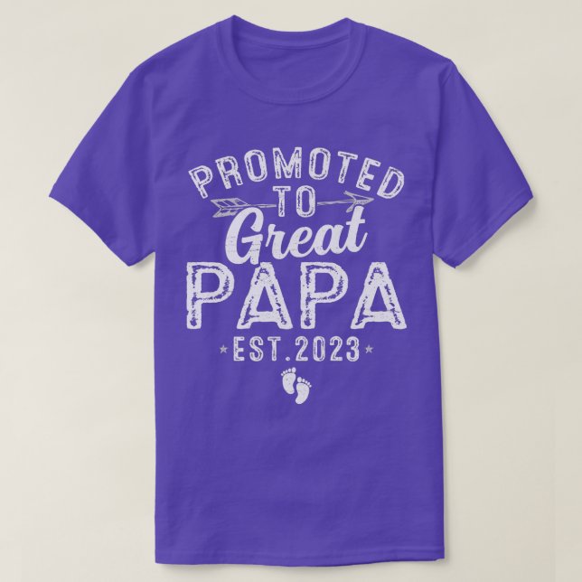 T-shirt Hommes Promus À Great Papa Est (Design devant)