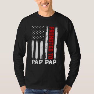 T-shirt Hommes Promus À Pap Pap Fête des pères Vintage Nou